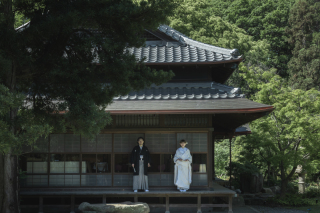 高宮庭園茶寮　和洋装でがらりと印象を変えて