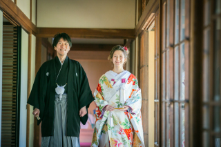 高宮庭園茶寮　館内での撮影