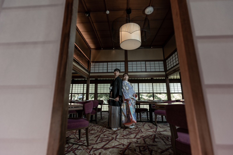 高宮庭園茶寮 様々な角度を活かして