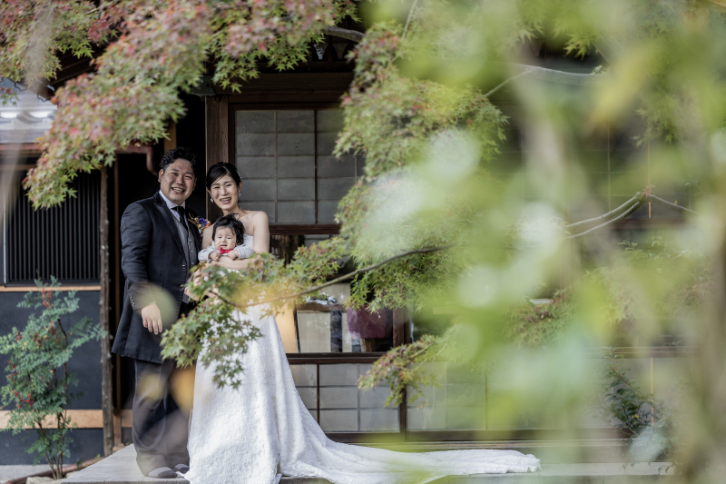 高宮庭園茶寮　特別な家族写真