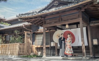 高宮庭園茶寮　様々なポーズで残す旧家屋