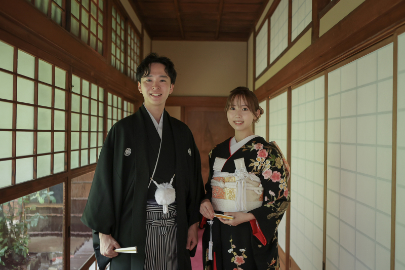 歴史的文化財の中で和モダンな一枚