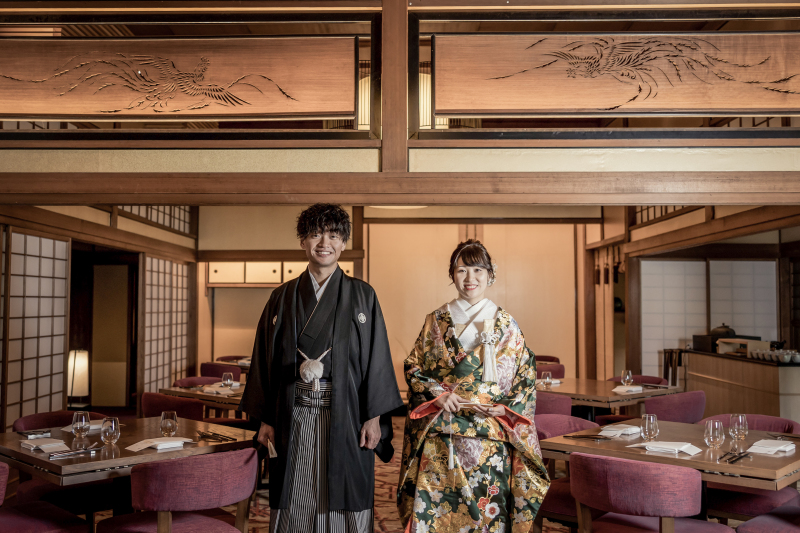 大広間での一枚