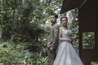 高宮庭園茶寮　茜色の空