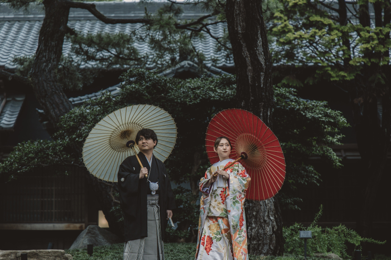 緑に迎えられて