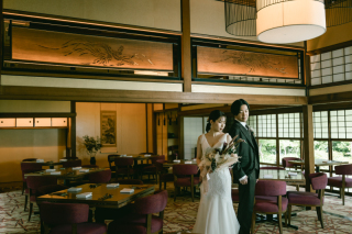 高宮庭園茶寮　新緑から夏の緑へ