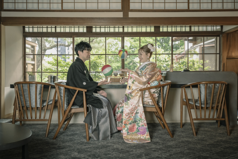 茶房での1枚