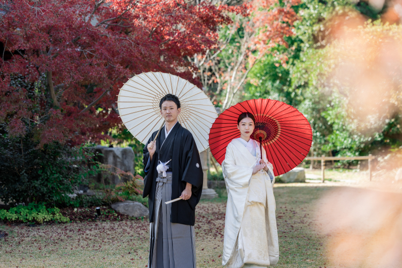 ONE PHOTO WEDDING 高宮庭園_庭園で撮影できる