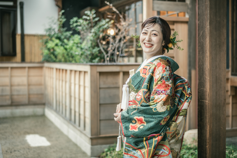 ONE PHOTO WEDDING 高宮庭園_色打掛・着物が豊富