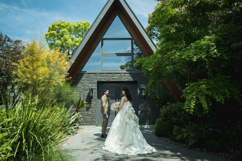 ONE PHOTO WEDDING 高宮庭園_チャペルで撮影できる