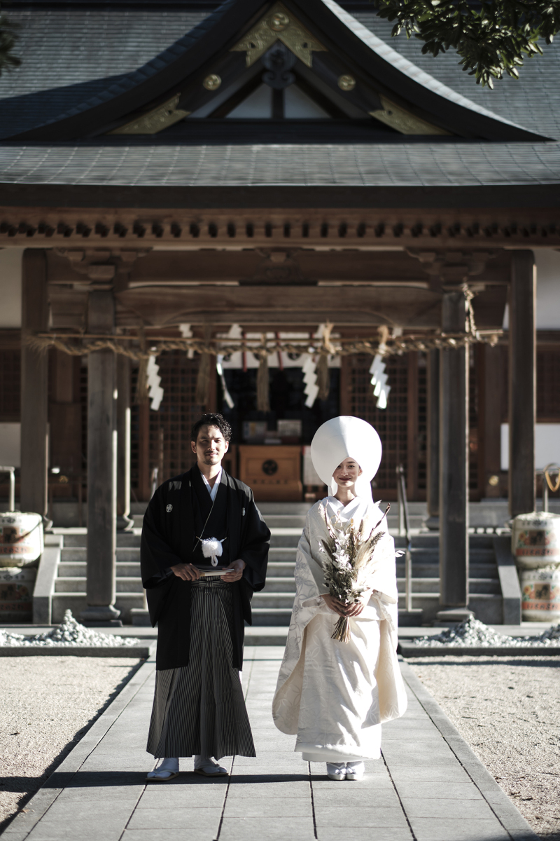 ONE PHOTO WEDDING 高宮庭園_神社・寺院で撮影できる