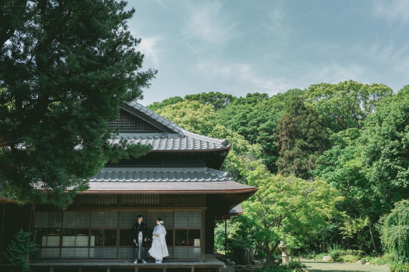 ONE PHOTO WEDDING 高宮庭園_庭園で撮影できる