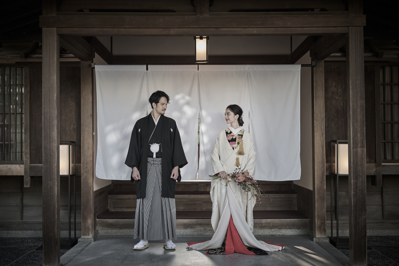 ONE PHOTO WEDDING 高宮庭園_歴史的建造物で撮影できる