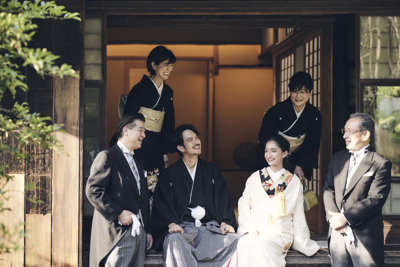 ゲストを招いたフォトウエディング