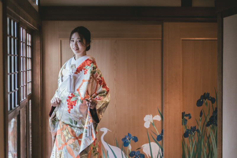 ONE PHOTO WEDDING 高宮庭園_色打掛・着物が豊富