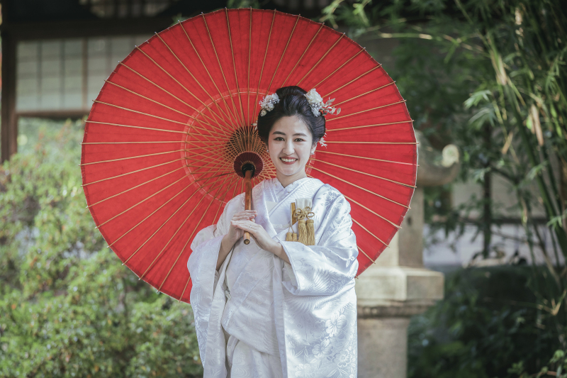 ONE PHOTO WEDDING 高宮庭園_色打掛・着物が豊富