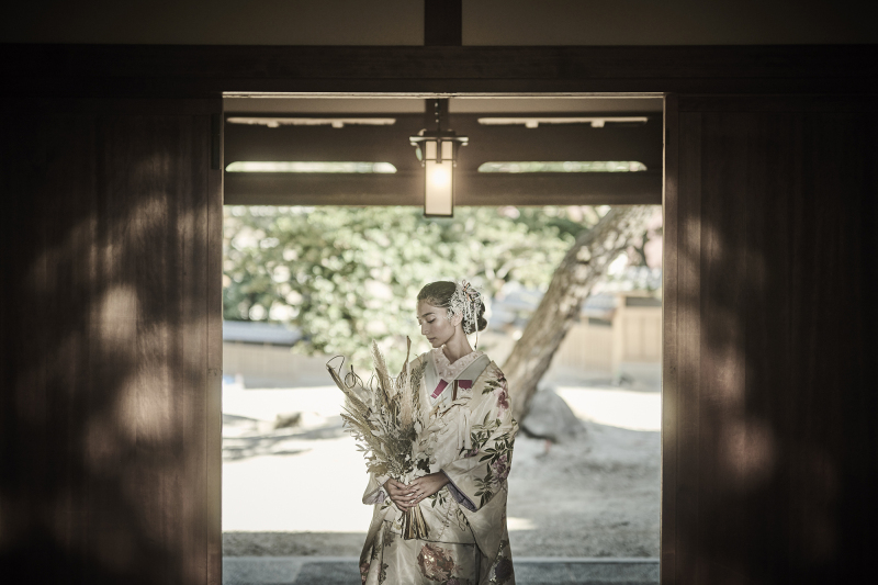 ONE PHOTO WEDDING 高宮庭園_歴史的建造物で撮影できる