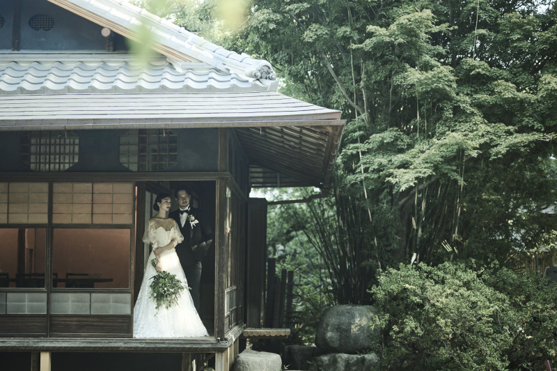 ONE PHOTO WEDDING 高宮庭園_歴史的建造物で撮影できる