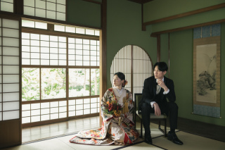ONE PHOTO WEDDING 高宮庭園_【和装&times;洋装】モダンスタイルフォト
