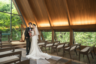 ONE PHOTO WEDDING 高宮庭園_【洋装】自然の中に佇むチャペル・迎賓館コース