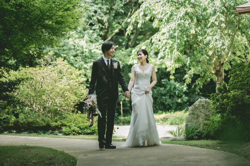 ONE PHOTO WEDDING 高宮庭園_庭園で撮影できる