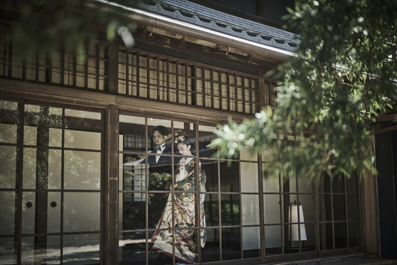 ONE PHOTO WEDDING 高宮庭園_歴史的建造物で撮影できる