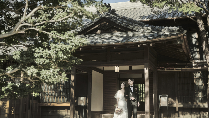 ONE PHOTO WEDDING 高宮庭園_歴史的建造物で撮影できる