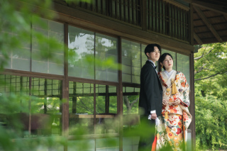 ONE PHOTO WEDDING 高宮庭園_【和装&times;洋装】モダンスタイルフォト