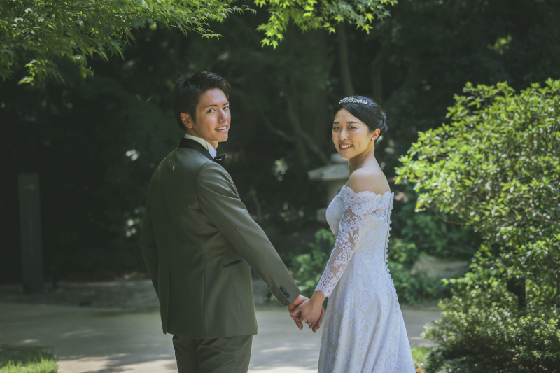 【洋装】5～7月限定/高宮庭園茶寮の邸宅をバックに撮影する新緑撮影プラン