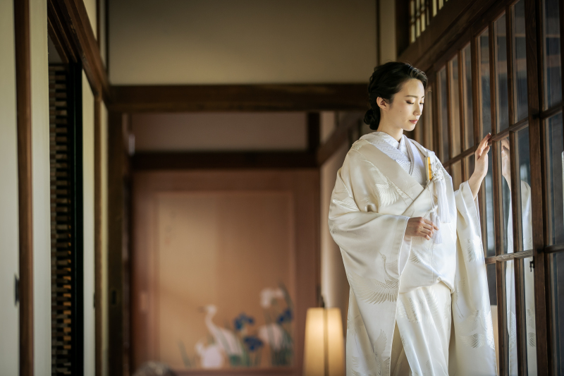 【和装】大広間Course 100年の歴史を有する旧高宮貝島家住宅の和モダンな大広間で撮影するスタンダードプラン