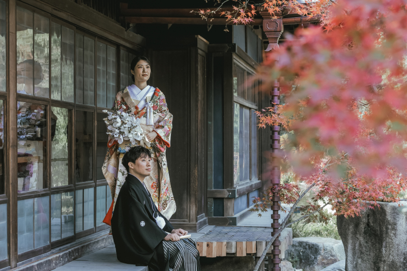 【和洋装】秋限定/11月下旬∼12月中旬 紅葉と秋晴れ愉しむ高宮庭園茶寮プラン