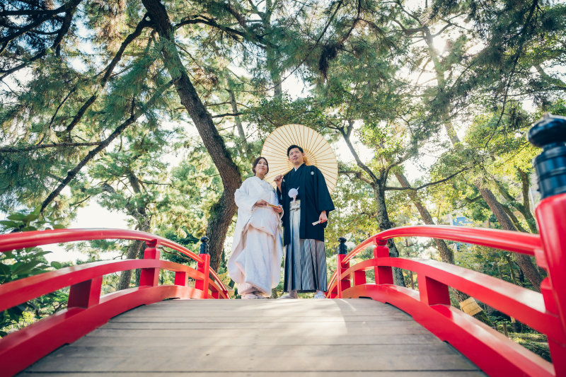 Bridal Photo Studio Lien ~リアン~ 広島店_庭園で撮影できる