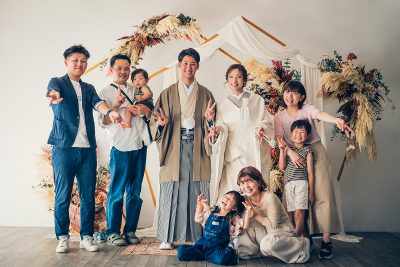 Bridal Photo Studio Lien ~リアン~ 広島店_家族・友人を撮影に呼べる
