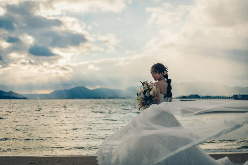 Bridal Photo Studio Lien ~リアン~ 広島店_海で撮影できる