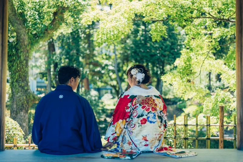 Bridal Photo Studio Lien ~リアン~ 広島店_庭園で撮影できる