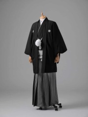 黒紋服×グラデーション袴