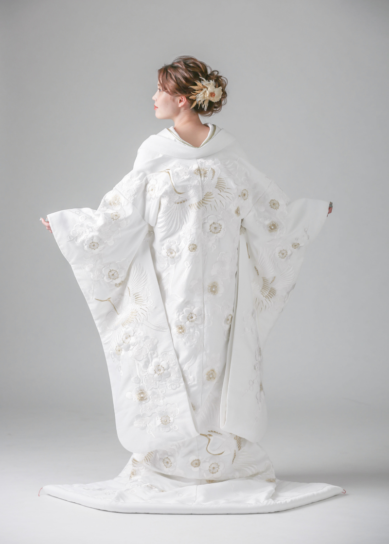 梅に飛翔鶴_WU00179