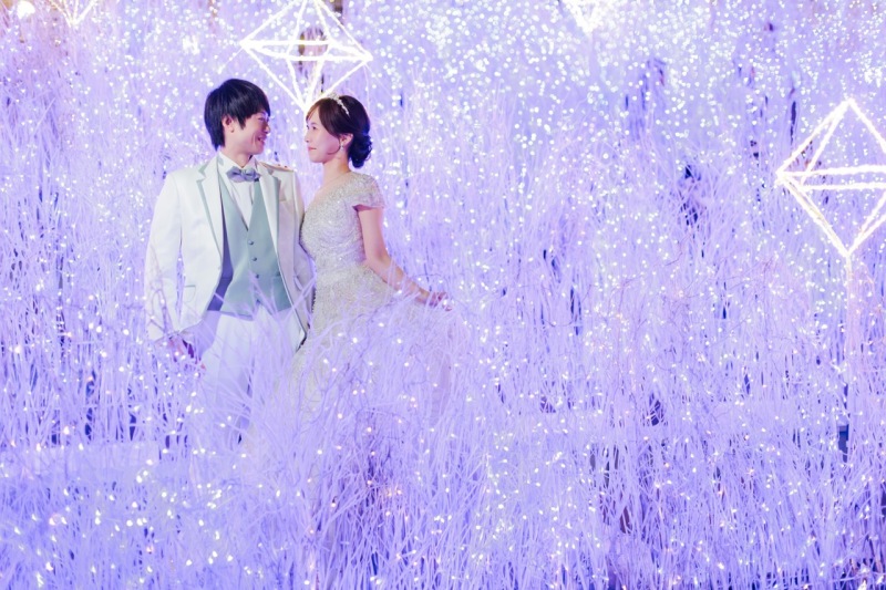 時間によって色が変わります