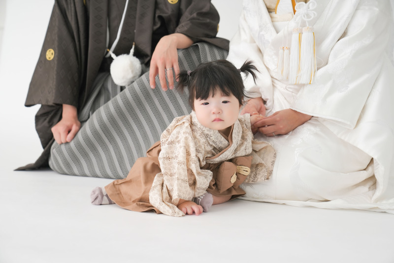 お子様のソロショットも