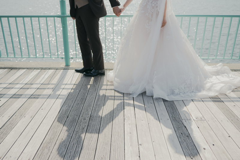 お二人の影ショット