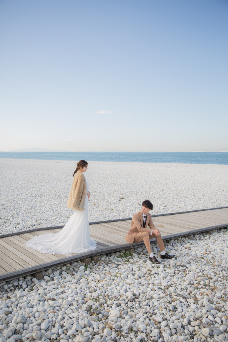 どこまでも続く、二人の水平線