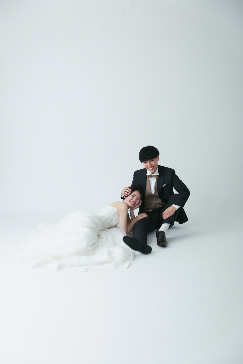 新婦様に横になってもらい