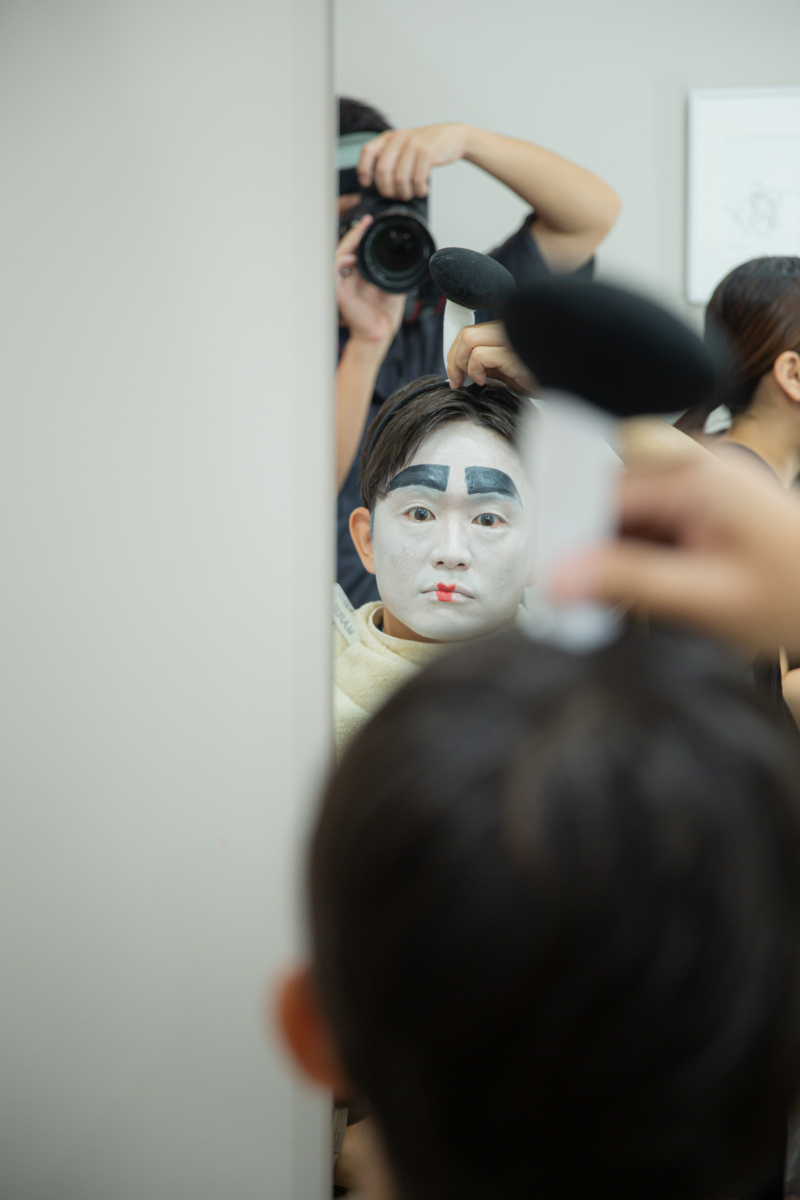 そして、和装は…なんと白塗り!!!