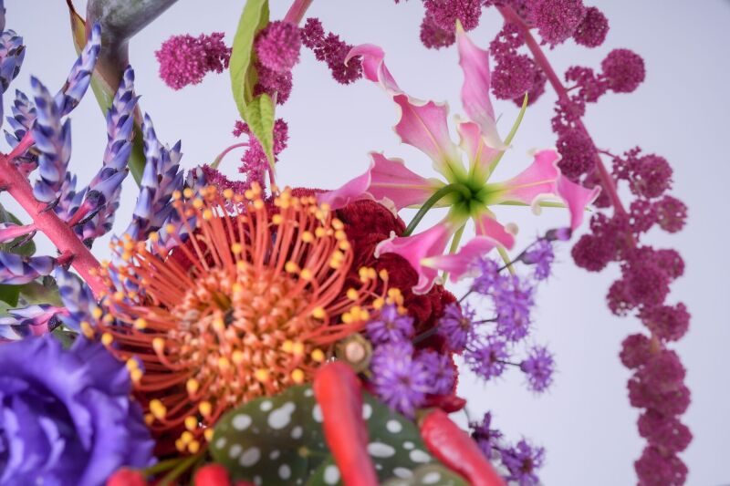 お二人をイメージして作られたブーケ