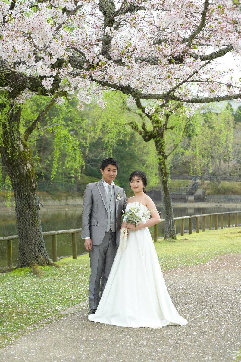 ブーケをもって