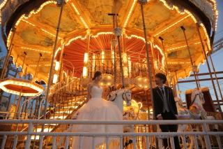 光の遊園地ロケーション