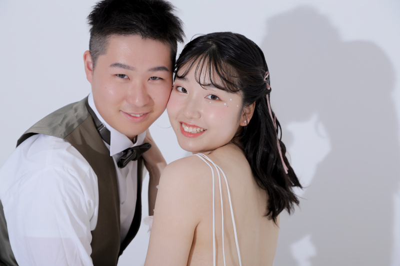 ほっぺたギュギュッと♡