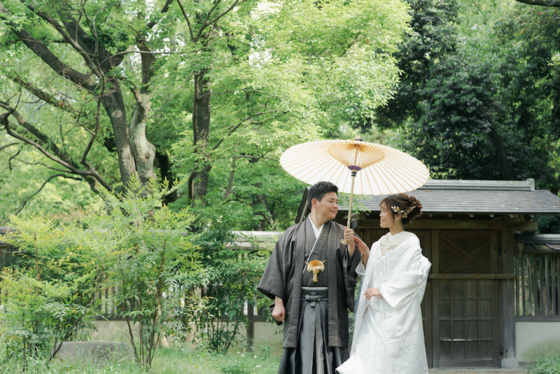 相合傘も素敵です!