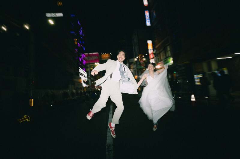 夜の街をダンス♩