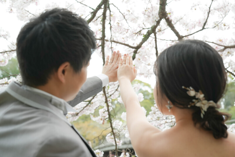 手元ショットも